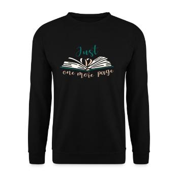 Bookworms & Bookworm Book Gift - Sweat-shirt Unisexe - noir - Devant - Alina (178cm) & Michal (187cm)