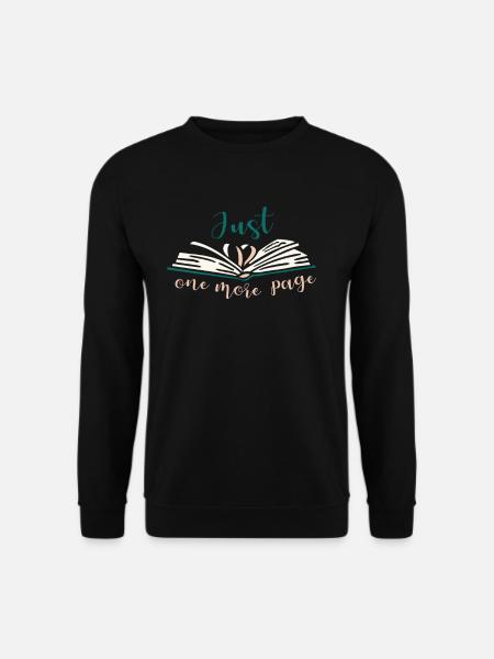 Leseratten & Bücherwurm Buch Geschenk - Unisex Pullover - Schwarz