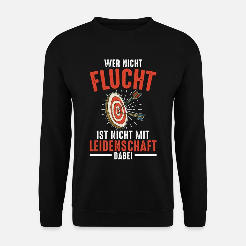 Bogenschützen Pfeil & Bogen Geschenk - Unisex Pullover - Schwarz