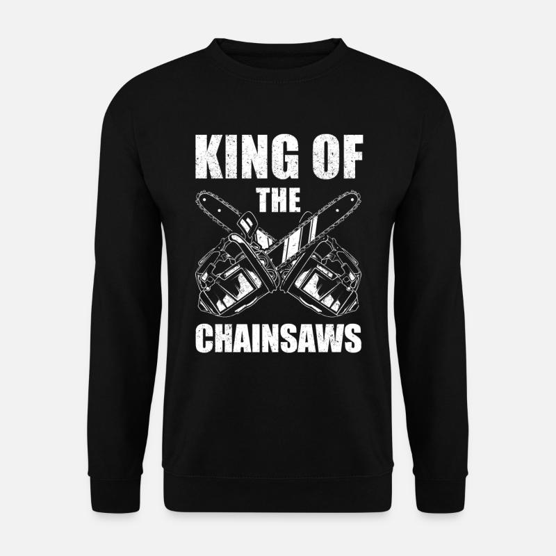 Træ gør motorsave & Skovhugger Gave - Unisex sweater - sort