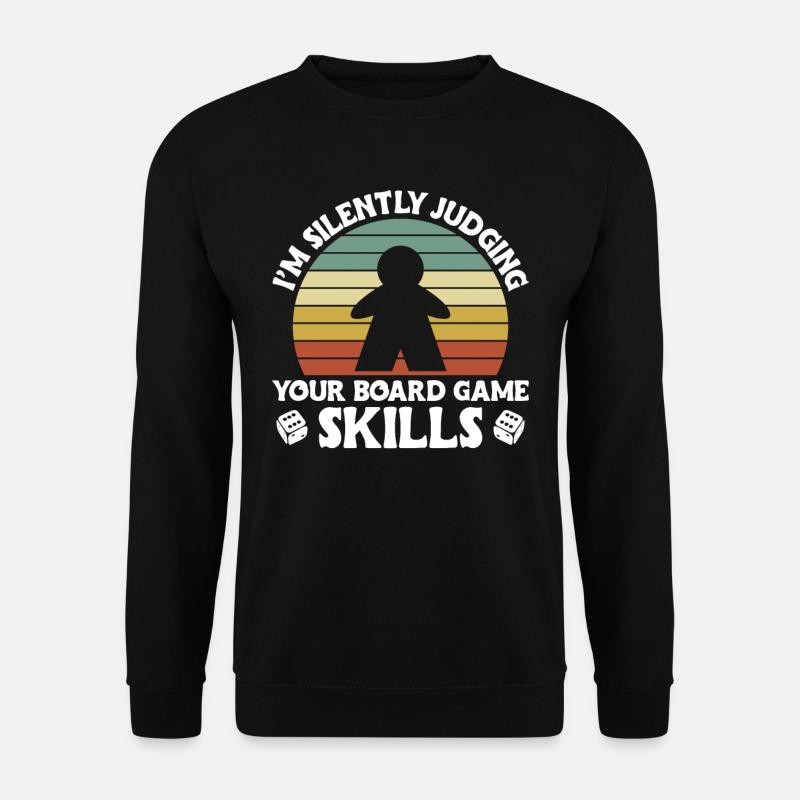 Brettspiel Nerd Geschenke Board Games - Unisex Pullover - Schwarz