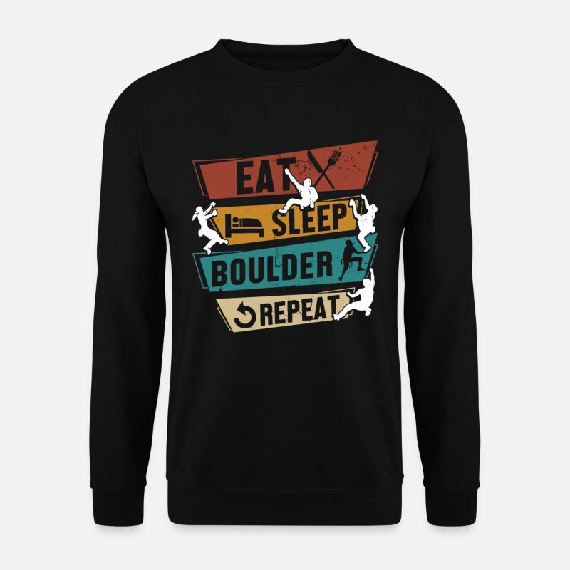 Bouldering Climber Gifts Boulder Climbing - Unisex Sweatshirt - black