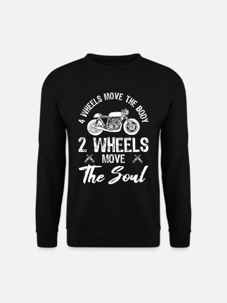 Women Motorcycle Biker Girl Motorcyclist - Unisex Sweatshirt - black