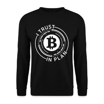 Crypto Investisseur Blockchain Bitcoin Cadeaux - Sweat-shirt Unisexe - noir - Devant - Alina (178cm) & Michal (187cm)