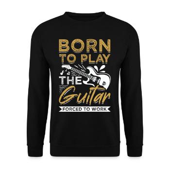 Musicien Guitariste Cadeau Guitariste - Sweat-shirt Unisexe - noir - Devant - Alina (178cm) & Michal (187cm)