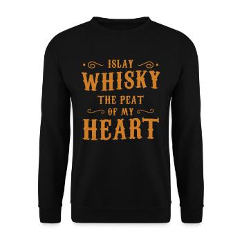 Whiskey Liebhaber Whisky Trinker Geschenk - Unisex Pullover - Schwarz - Vorne - Alina (178cm) & Michal (187cm)