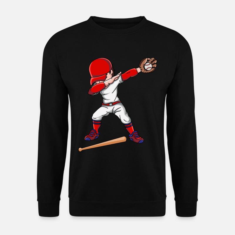 Baseball Sport Liebhaber Baseballer Geschenke - Unisex Pullover - Schwarz