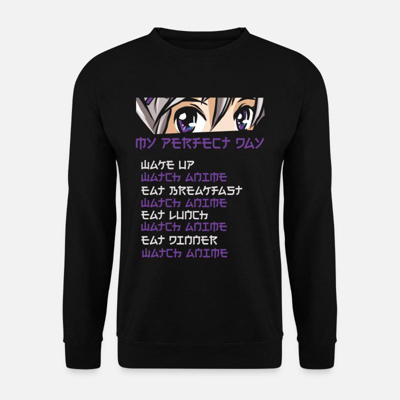 Anime Japanische Serien Manga Anime Geschenke - Unisex Pullover - Schwarz