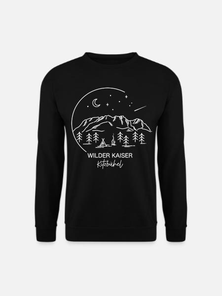 Wilder Kaiser Finisher Berg Wandern Kitzbühel - Unisex Pullover - Schwarz