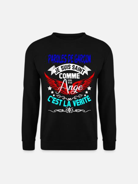 Boy's lyrics SAINT ANGE - Unisex Sweatshirt - black