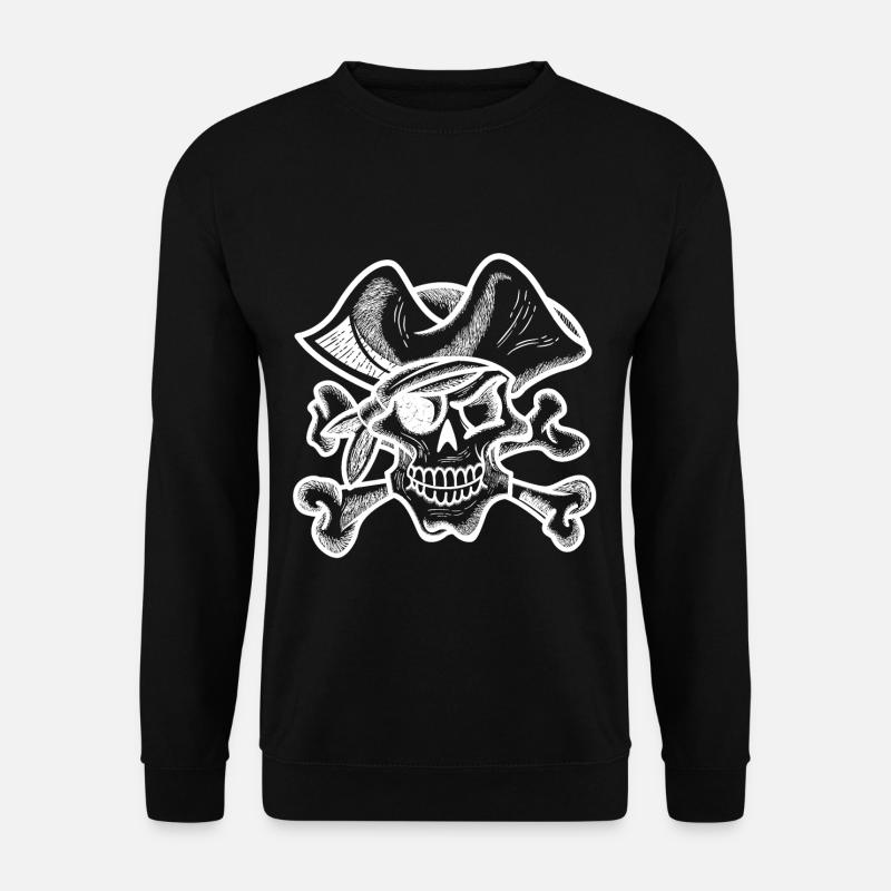 Pirate cache-œil - Sweat-shirt Unisexe - noir