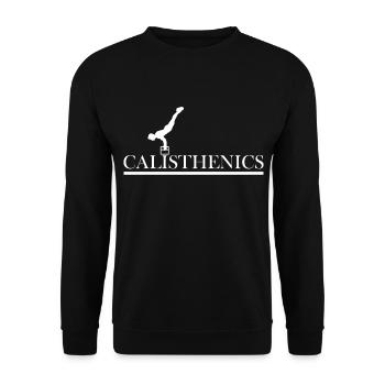 CALISTHENICS - Turnern - Gymnastics - Fitness - Unisex Pullover - Schwarz - Vorne - Alina (178cm) & Michal (187cm)