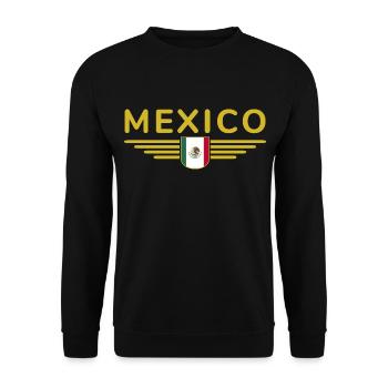 Mexico T-Shirt Design Culture & Tradition - Unisex Sweatshirt - black - Front - Alina (178cm) & Michal (187cm)