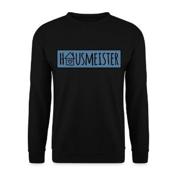 Hausmeister - Unisex Pullover - Schwarz - Vorne - Alina (178cm) & Michal (187cm)