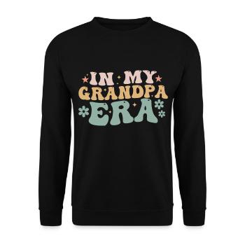 In My Grandpa Era - Sweat-shirt Unisexe - noir - Devant - Alina (178cm) & Michal (187cm)