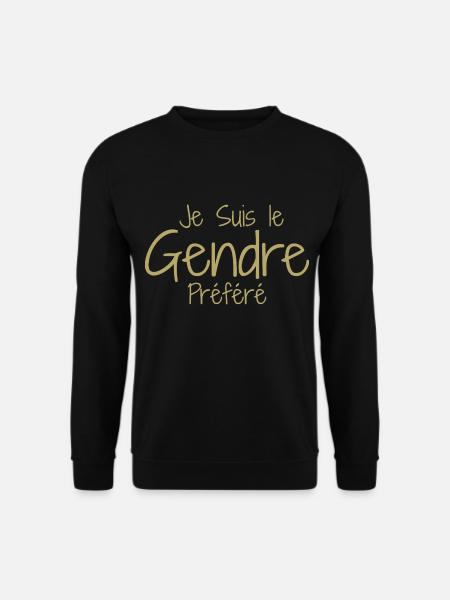 Schwiegersohn Humor, Schwiegersohn Idealer Humor - Unisex Pullover - Schwarz