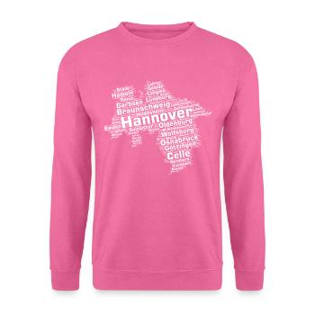 Niedersachsen Bundesland: Niedersachsens Städte - Unisex Pullover - Pink - Vorne