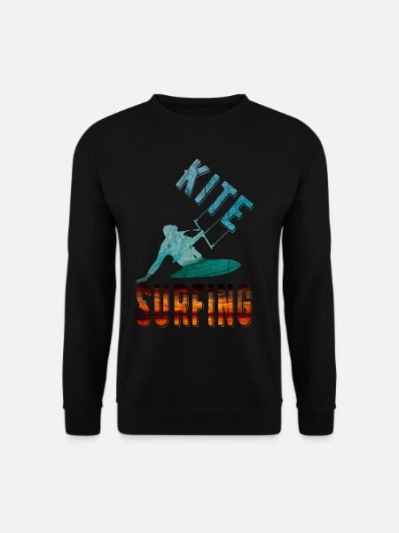 Kite Surfer Kitesurfing Kite Surfing Kitesurfer - Unisex Pullover - Schwarz