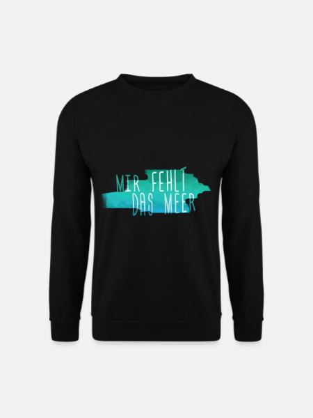 I miss the sea shirt design - Unisex Sweatshirt - black