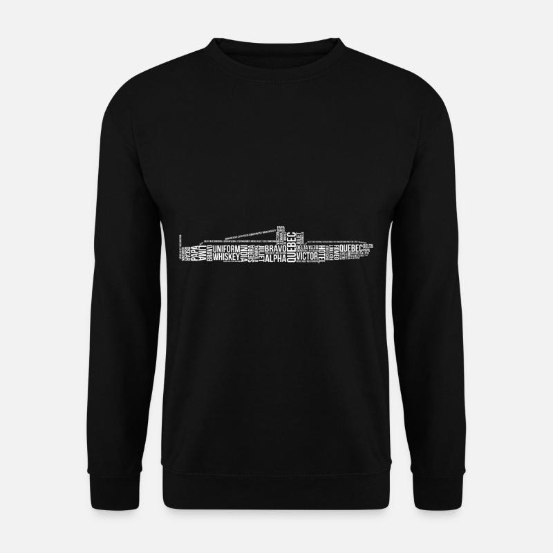 Nato Alphabet U-Boot - Unisex Pullover - Schwarz