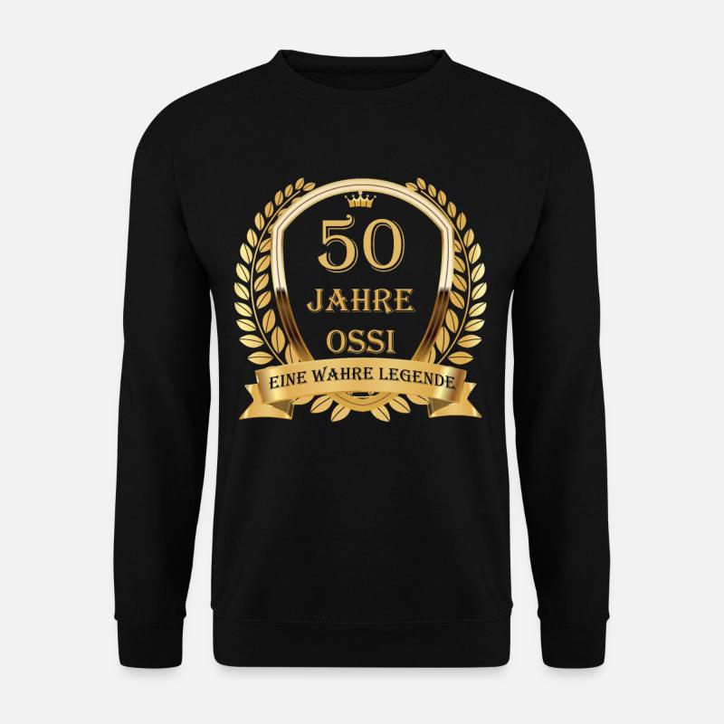 50 Geburtstag , 50 Jahre Ossi, DDR Legende - Unisex Pullover - Schwarz