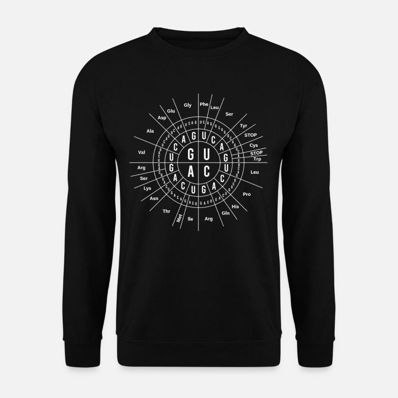 Grande Biologie Génétique, Sun Code, Funny - Sweat-shirt Unisexe - noir