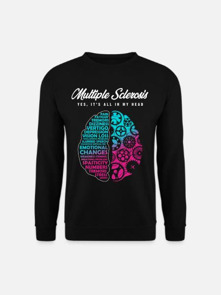 Multiple Sclerosis Consciousness - Unisex Sweatshirt - black