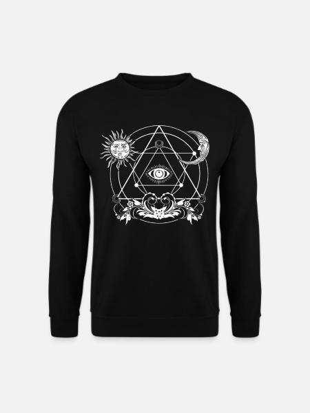 Black Magic 3rd Eye Occult Blackcraft Magic - Unisex Sweatshirt - black