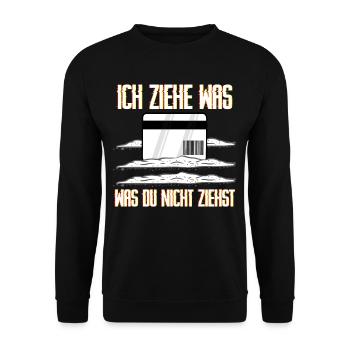 Hardtekk und Tekkno Hard Gabber Hardtekk Schra - Unisex Pullover - Schwarz - Vorne - Alina (178cm) & Michal (187cm)
