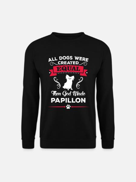 Papillon Lover - Papillon Besitzer - Unisex Pullover - Schwarz