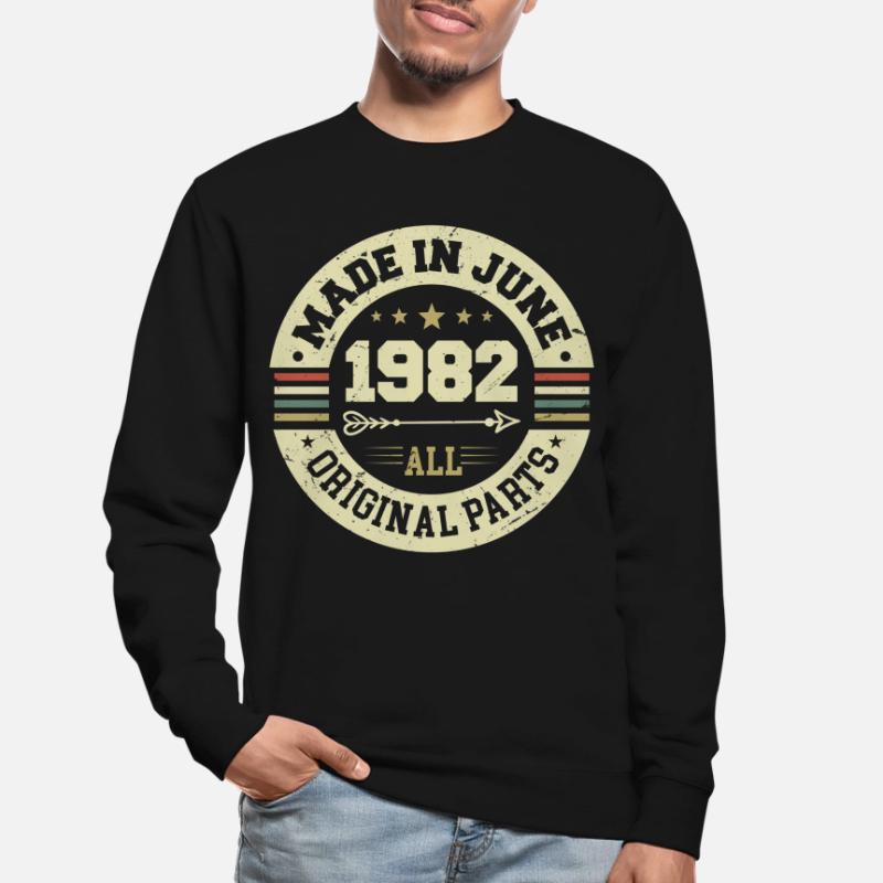 Juni 1982 Geburtstagsgeschenk Juni 1982 Juni 1982 Unisex Pullover