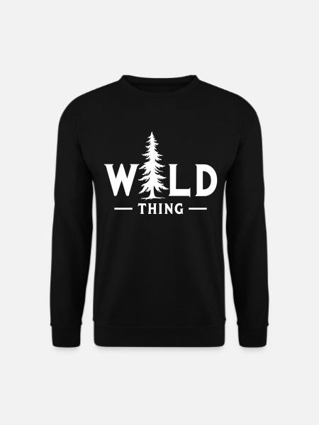Wild Thing Wald Abenteuer - Unisex Pullover - Schwarz