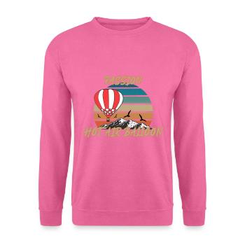 Hot Air Balloon - Unisex Sweatshirt - pink - Front