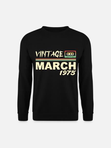 März 1975 - März 1975 - Unisex Pullover - Schwarz