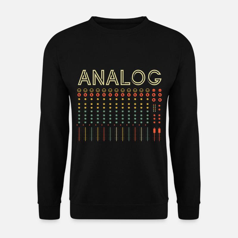 Retro Modular Synthesizer Synthesizer Analog Synth - Unisex Pullover - Schwarz