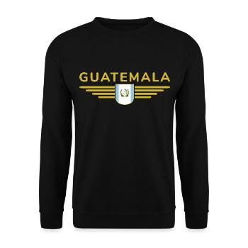 J’aime le Guatemala, T-shirt Style Design - Sweat-shirt Unisexe - noir - Devant - Alina (178cm) & Michal (187cm)