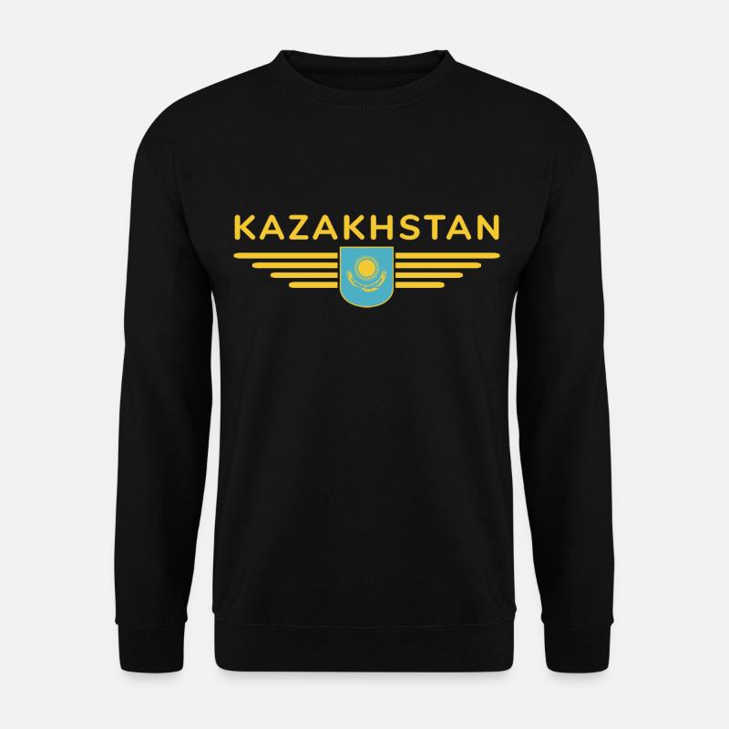 Kazakhstan Design – Steppe and Tradition - Unisex Sweatshirt - black