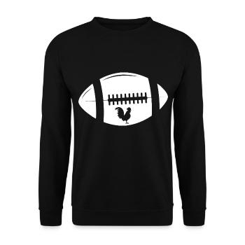Rugby - Unisex Pullover - Schwarz - Vorne - Alina (178cm) & Michal (187cm)