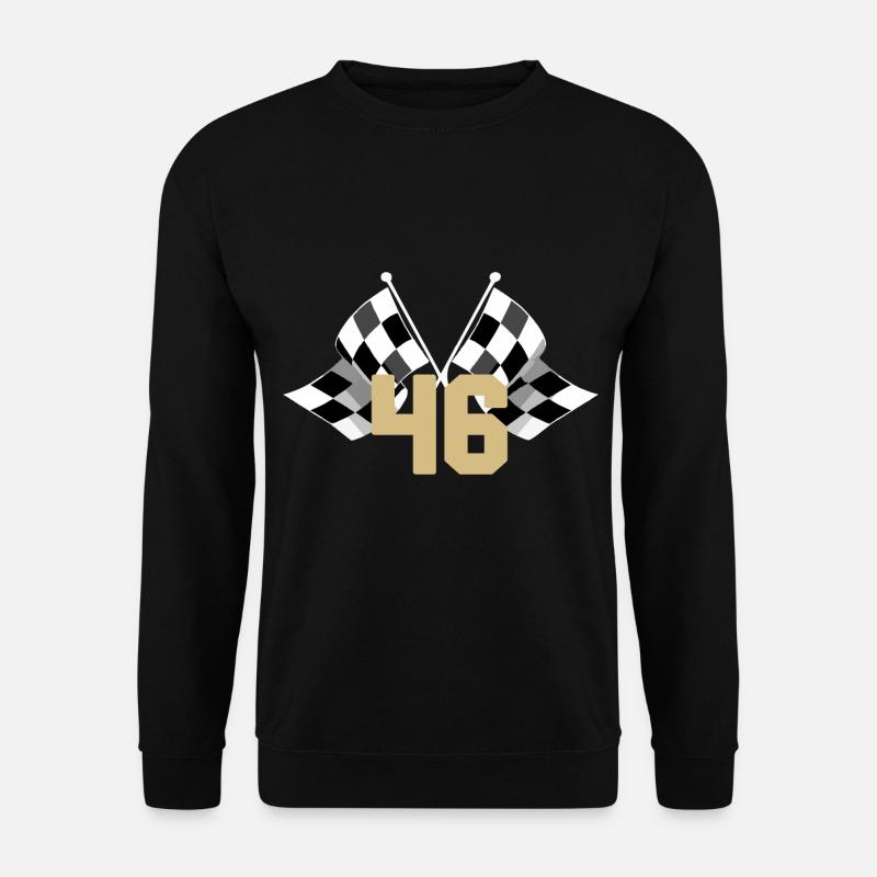 Motorsport No. 46 Moto - Unisex Pullover - Schwarz
