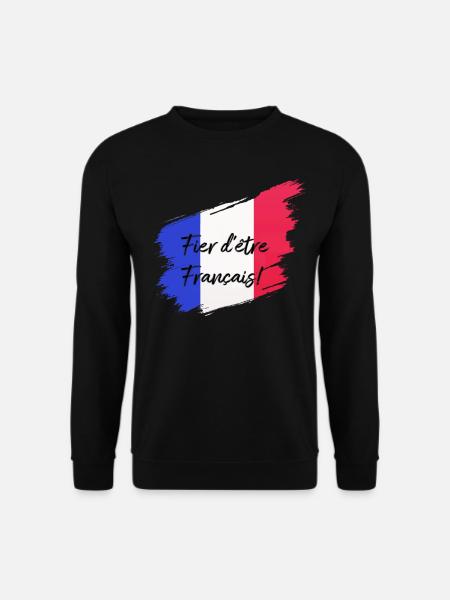 FRANKREICH - Unisex Pullover - Schwarz