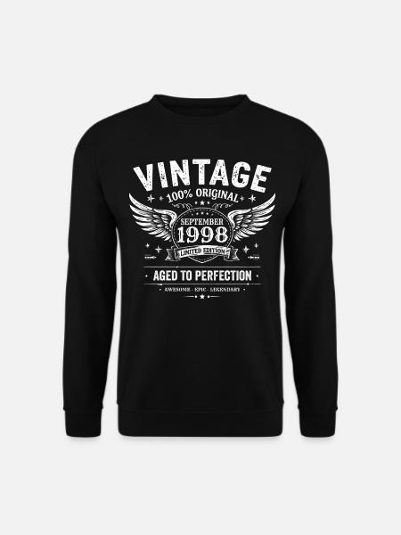 Born in September 1998 - Unisex Sweatshirt - black
