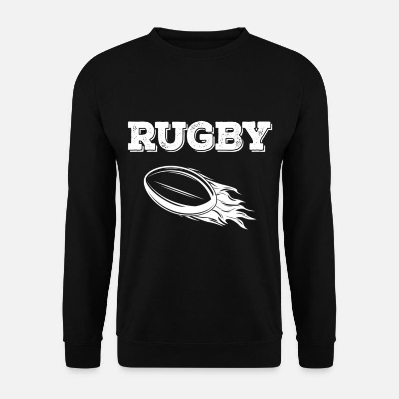 rugby rugby spielen football - Unisex Pullover - Schwarz