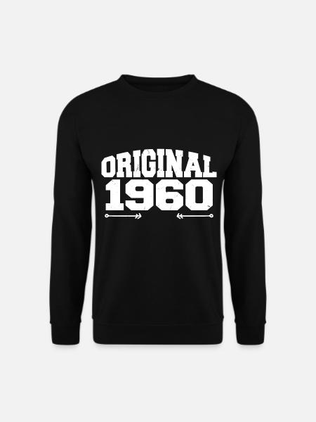 Original 1960 | Cadeau d’anniversaire 1960 - Sweat-shirt Unisexe - noir