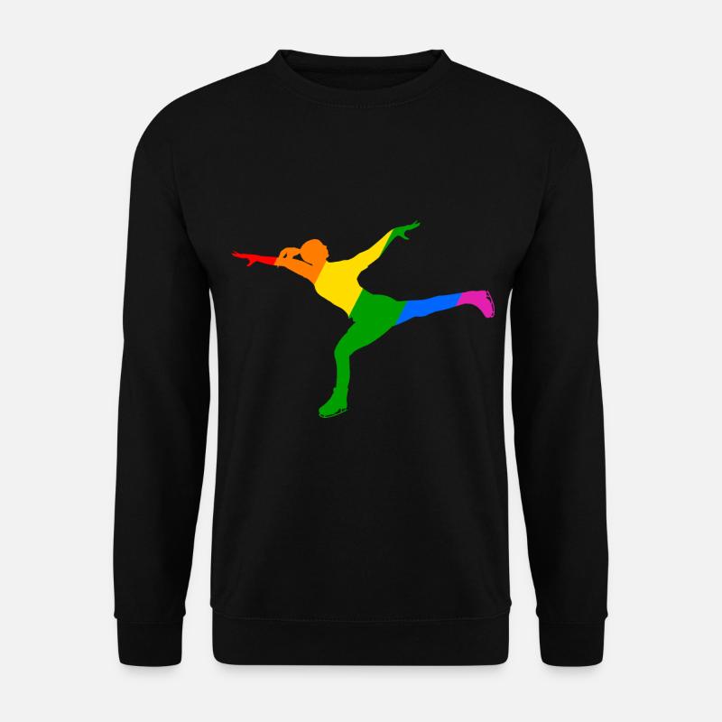 Farvespil i kunstskøjteløb - Unisex sweater - sort