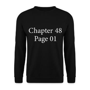 Chapter 48 Page 1 | 48th Anniversary 48th Anniversary Gift - Unisex Sweatshirt - black - Front - Alina (178cm) & Michal (187cm)