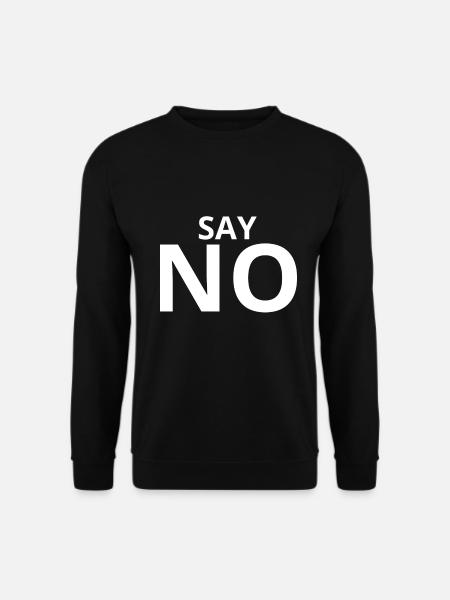 Ablehnen - Unisex Pullover - Schwarz