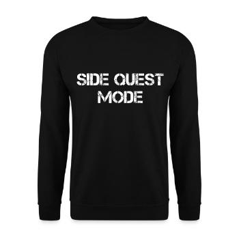 Side Quest Mode - Unisex Pullover - Schwarz - Vorne - Alina (178cm) & Michal (187cm)
