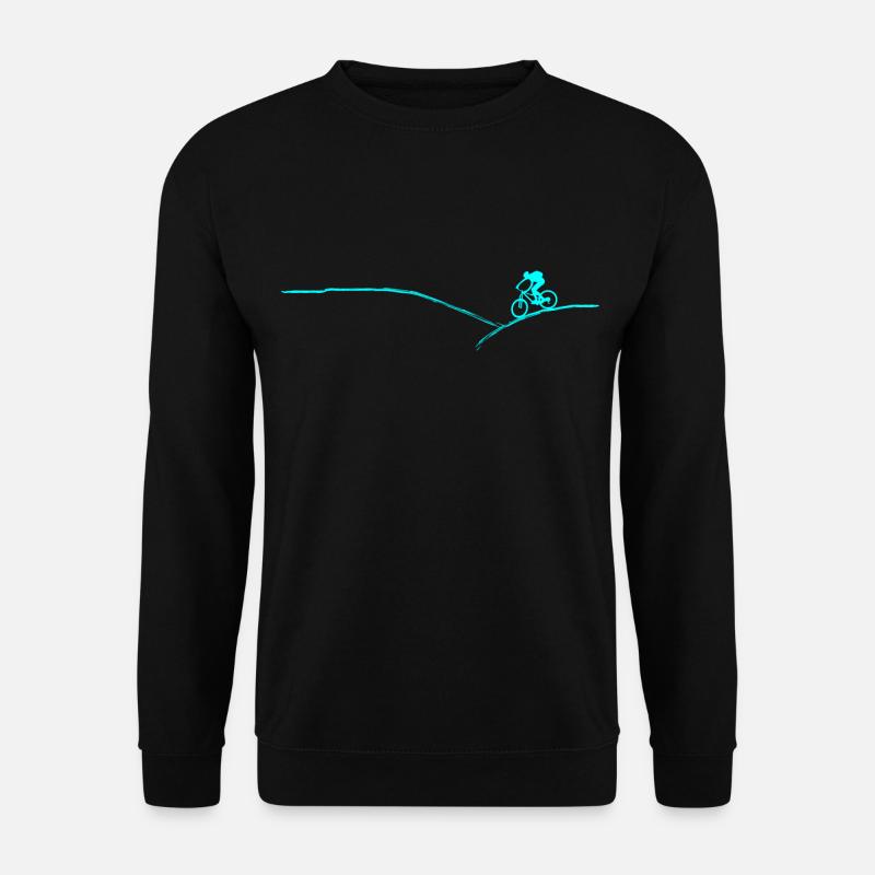 MTB Mountainbike Radsport Mountainbiker Geschenk - Unisex Pullover - Schwarz