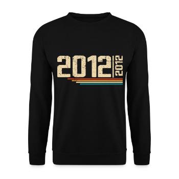 Vintage Anniversary 2012 Birthday Party 2012 - Unisex Sweatshirt - black - Front - Alina (178cm) & Michal (187cm)
