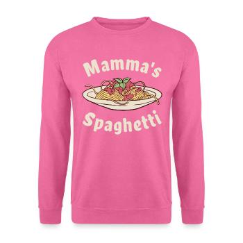 Mamma's Spaghetti - Unisex Pullover - Pink - Vorne